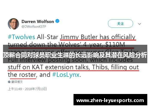 顶薪合同对球员职业生涯的长远影响及其潜在风险分析