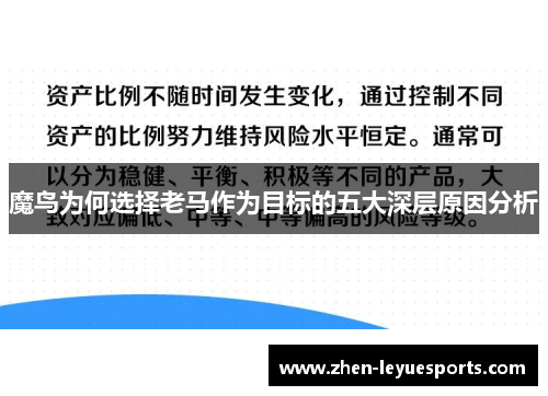 魔鸟为何选择老马作为目标的五大深层原因分析