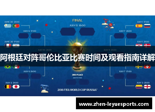 阿根廷对阵哥伦比亚比赛时间及观看指南详解